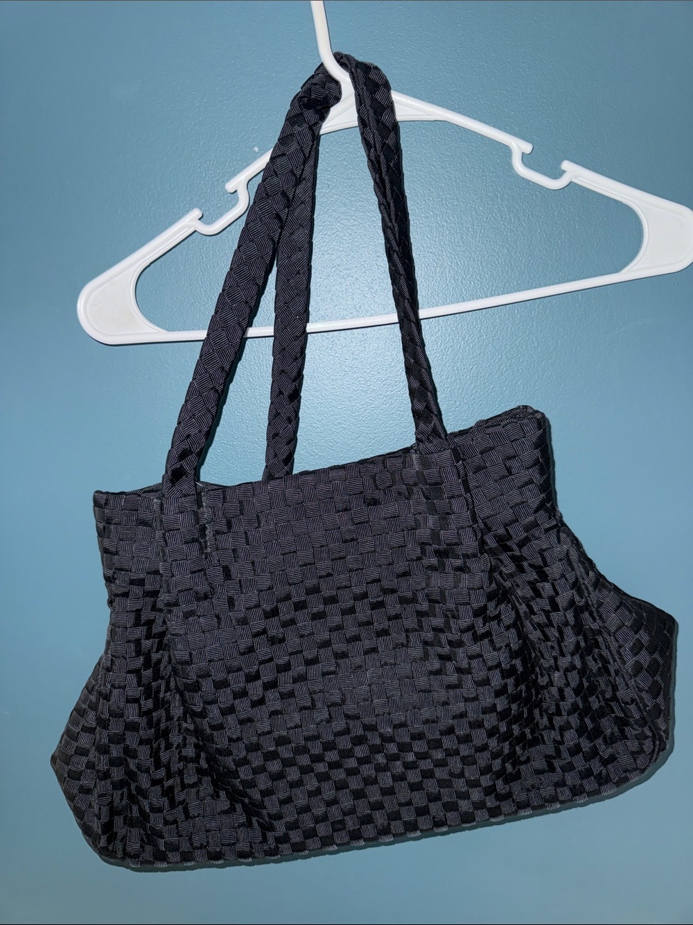The Sak Black Woven Tote